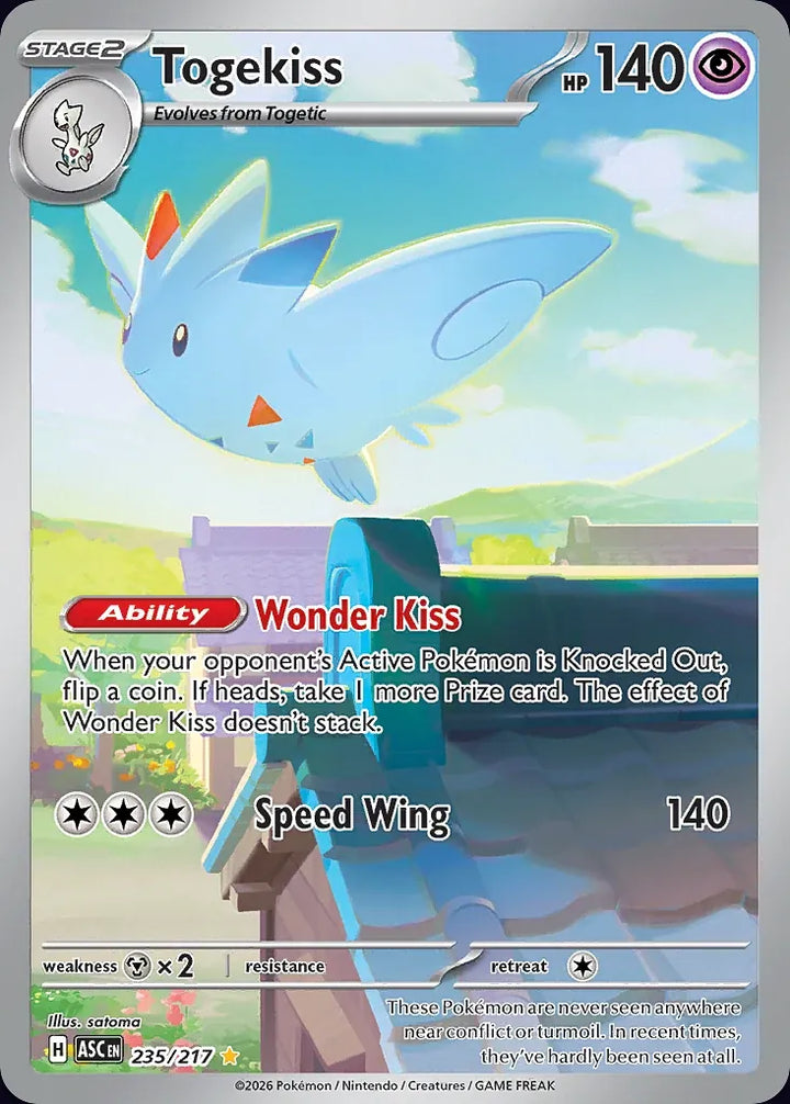 Togekiss 235 Illustration Rare · Ascended Heroes (EN) - Bundle card