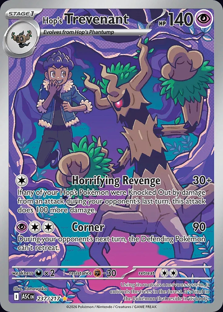 Hop's Trevenant 237 Illustration Rare · Ascended Heroes (EN) - Bundle card