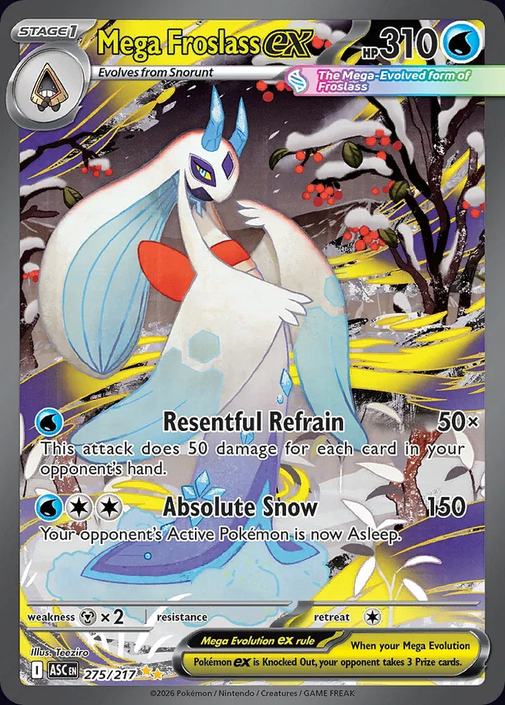 Mega Froslass ex 275 Special Illustration Rare · Ascended Heroes (EN) - Bundle card
