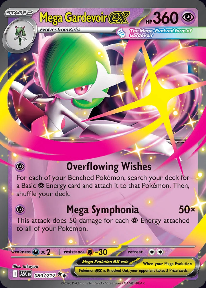 Mega Gardevoir ex 89 Double Rare (ex) · Ascended Heroes (EN) - Bundle card