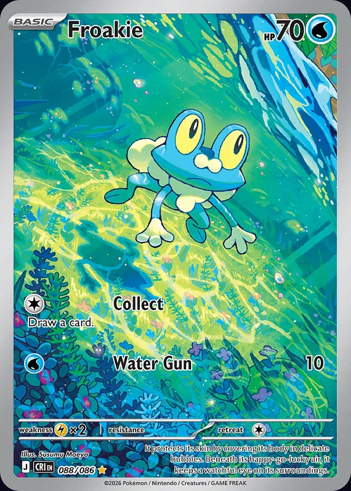 Froakie 88 Illustration Rare · Chaos Rising (EN) - Bundle card