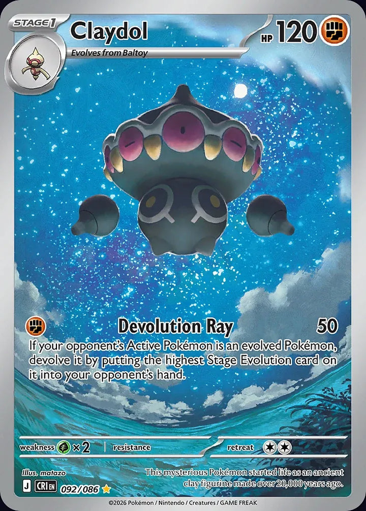 Claydol 92 Illustration Rare · Chaos Rising (EN) - Bundle card