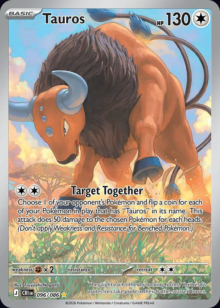 Tauros 96 Illustration Rare · Chaos Rising (EN) - Bundle card
