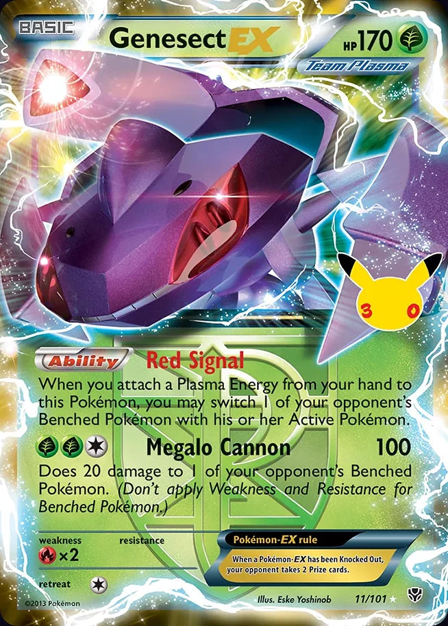 Genesect-EX 11 CC Classic Collection · 30th Celebration (EN) - Bundle card