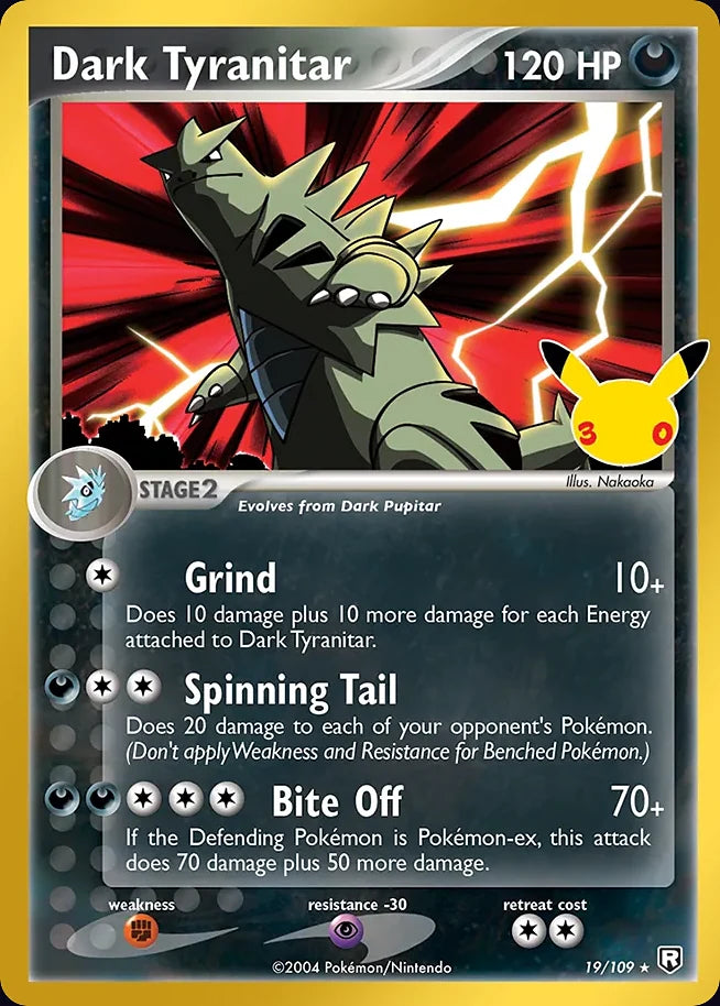 Dark Tyranitar 19 CC Classic Collection · 30th Celebration (EN) - Bundle card