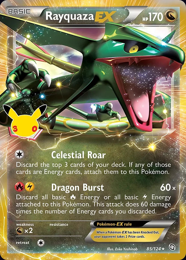 Rayquaza-EX 85 CC Classic Collection · 30th Celebration (EN) - Bundle card