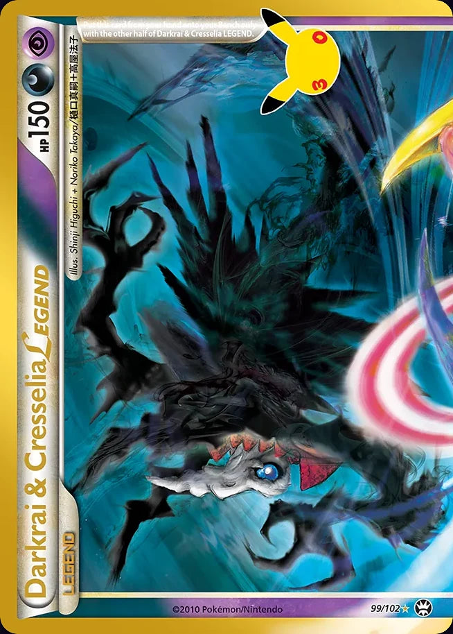 Darkrai & Cresselia LEGEND 99 CC Classic Collection · 30th Celebration (EN) - Bundle card